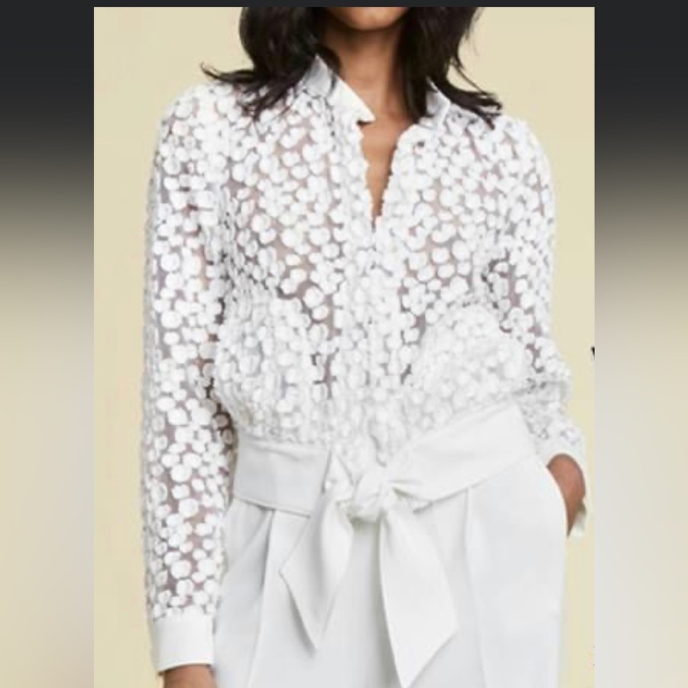 Worth New York Bomber Tie Waist Jacket - Picture 2 of 6